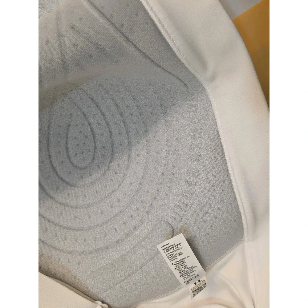 Under‎ Armour Continuum Mid Sports Bra White 1374399 Plus Size 2X 42DD 42DDD NEW